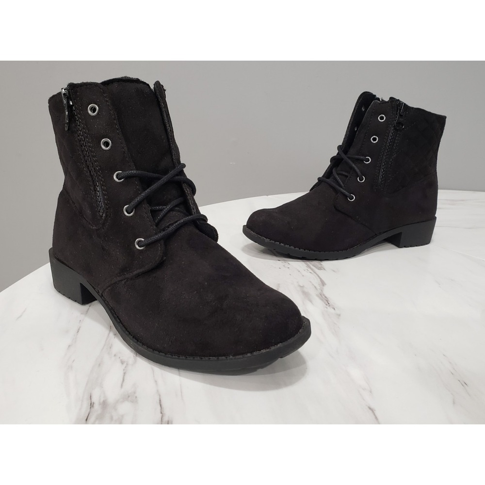 NEW NO BOX PROPET Saria WJ013 Ankle Boots Booties SIZE 6 Quilted Zip Up Side